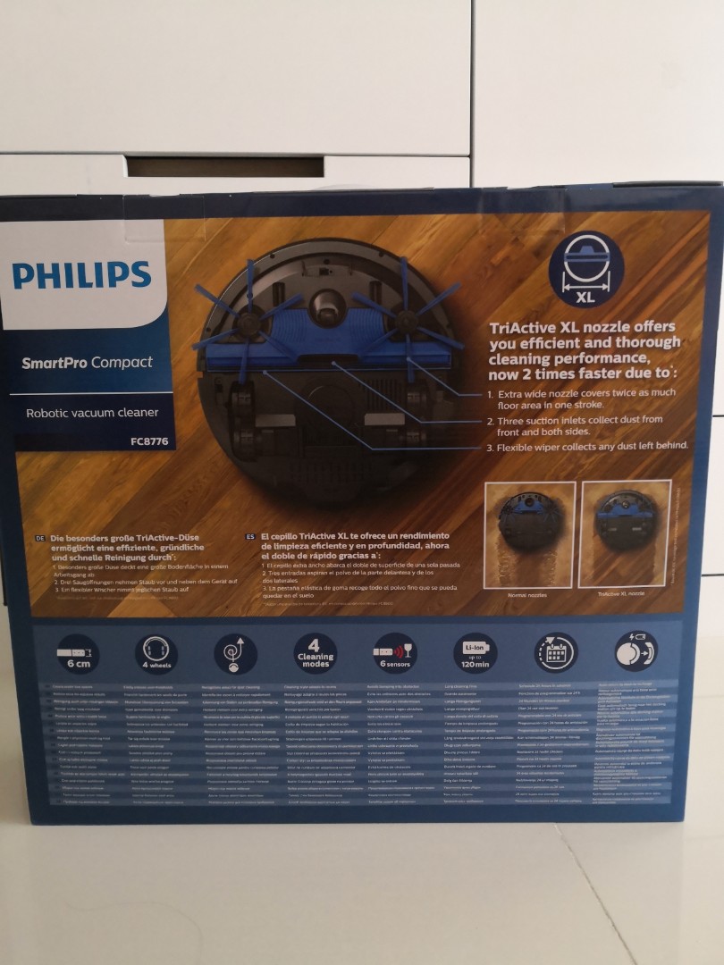 Philips smartpro compact robotic vacuum cleaner FC8776, TV & Home