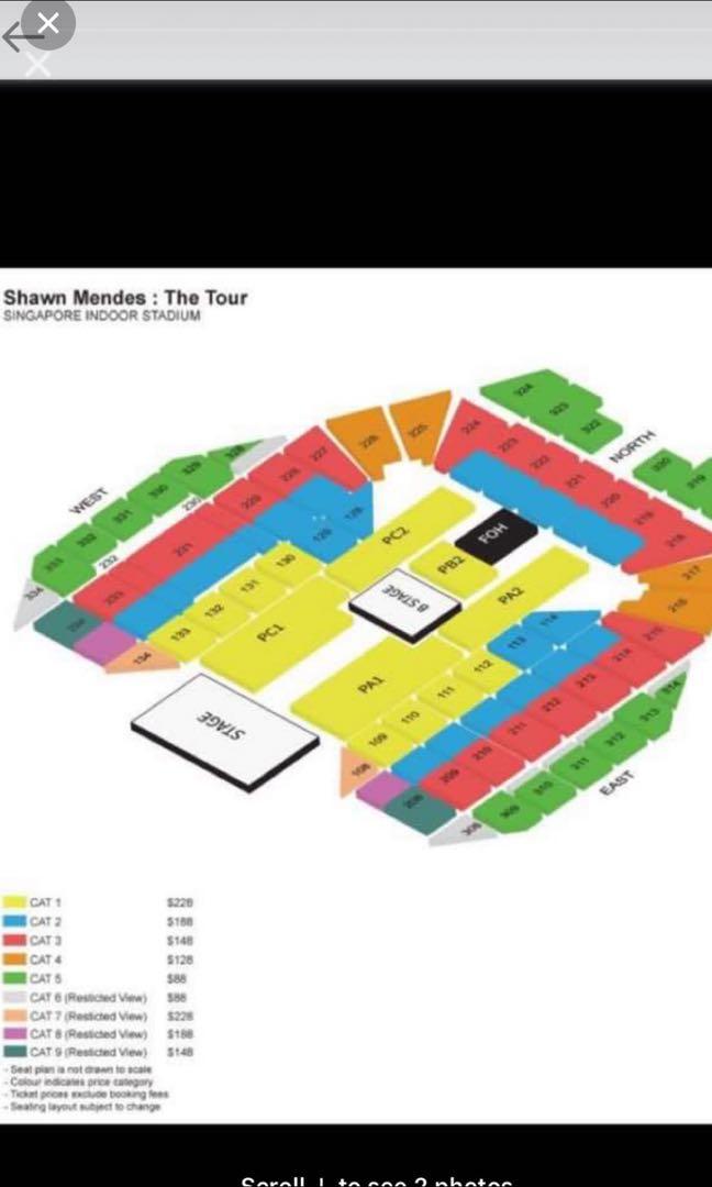Shawn mendes concert ticket 2019 x1, Tickets & Vouchers, Event Tickets