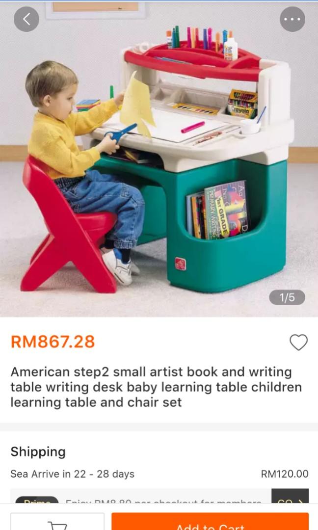 Step 2 Deluxe Art Master Desk Babies Kids Toys Walkers On