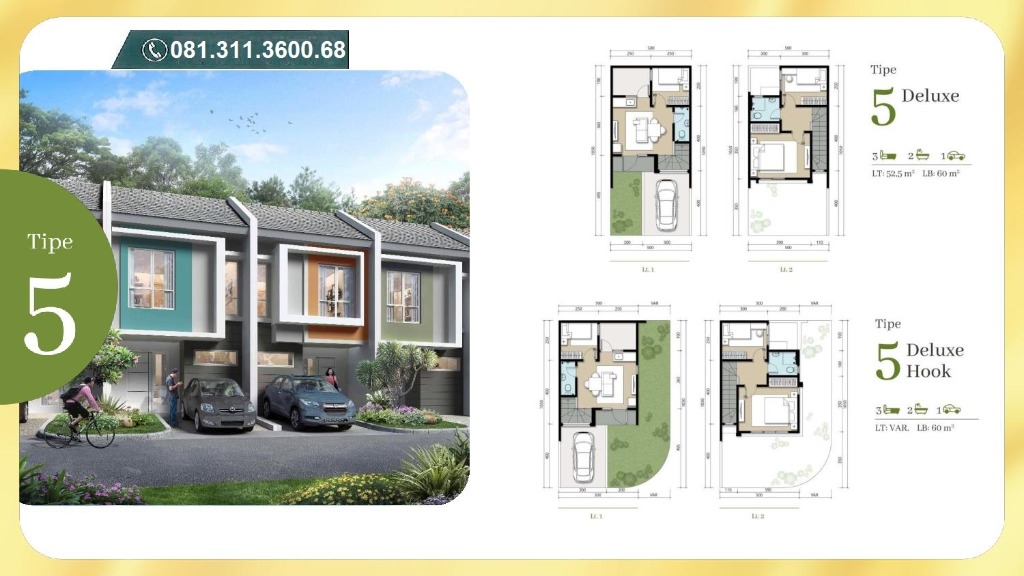 Summarecon Serpong Symphonia Agnesi Rumah Cluster 2 Lantai 