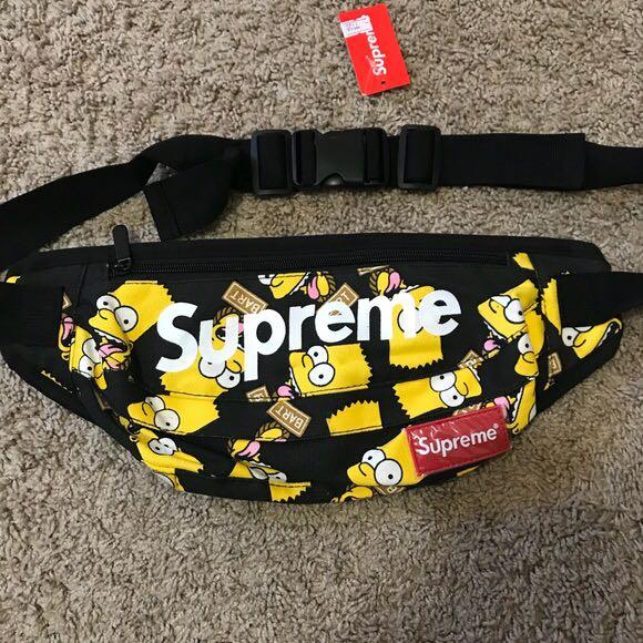 supreme fanny pack simpsons