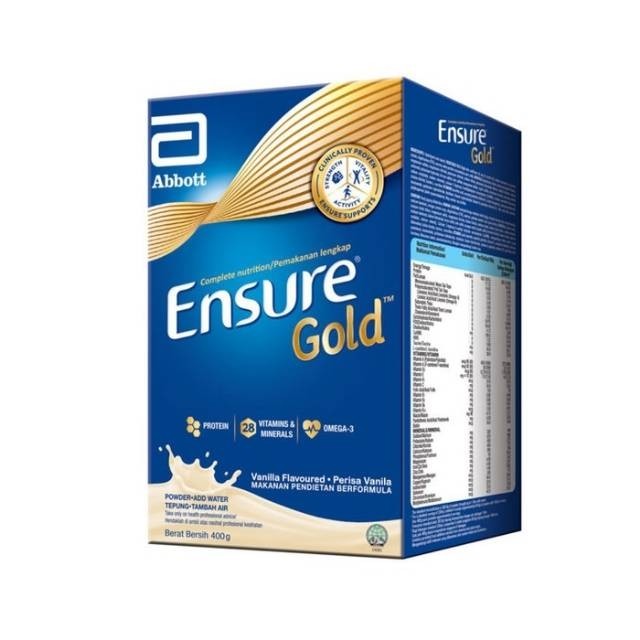 Susu Ensure Gold Vanilla 400g Untuk Dewasa Lansia Serba Serbi Others Di Carousell