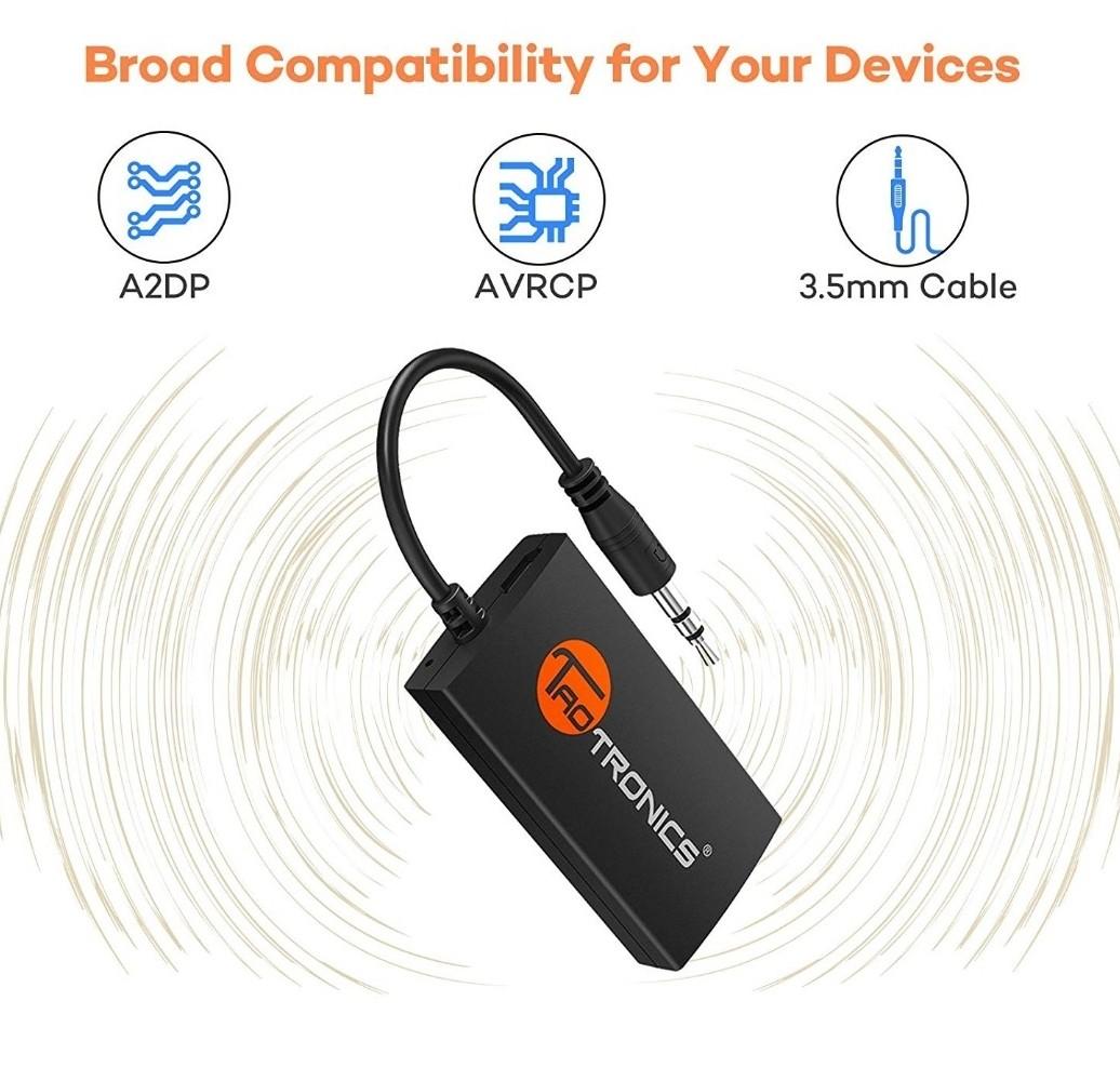 TaoTronics TT-BA01 Wireless Portable Bluetooth Transmitter for sale online