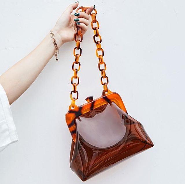 Topshop acrylic bag clearance