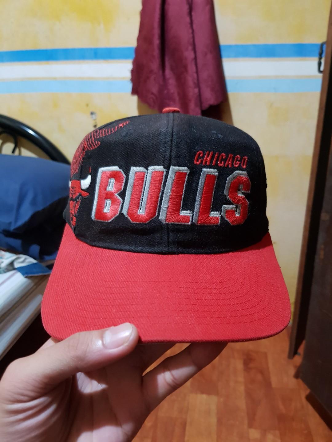 Vintage Sports Specialties Chicago Bulls Shadow Black Dome Men S Fashion Accessories Caps Hats On Carousell