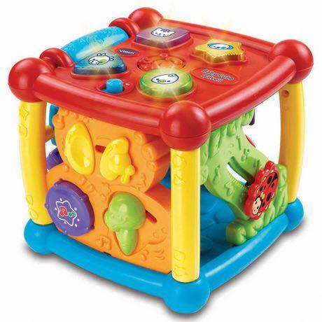 vtech busy learners activity cube pink