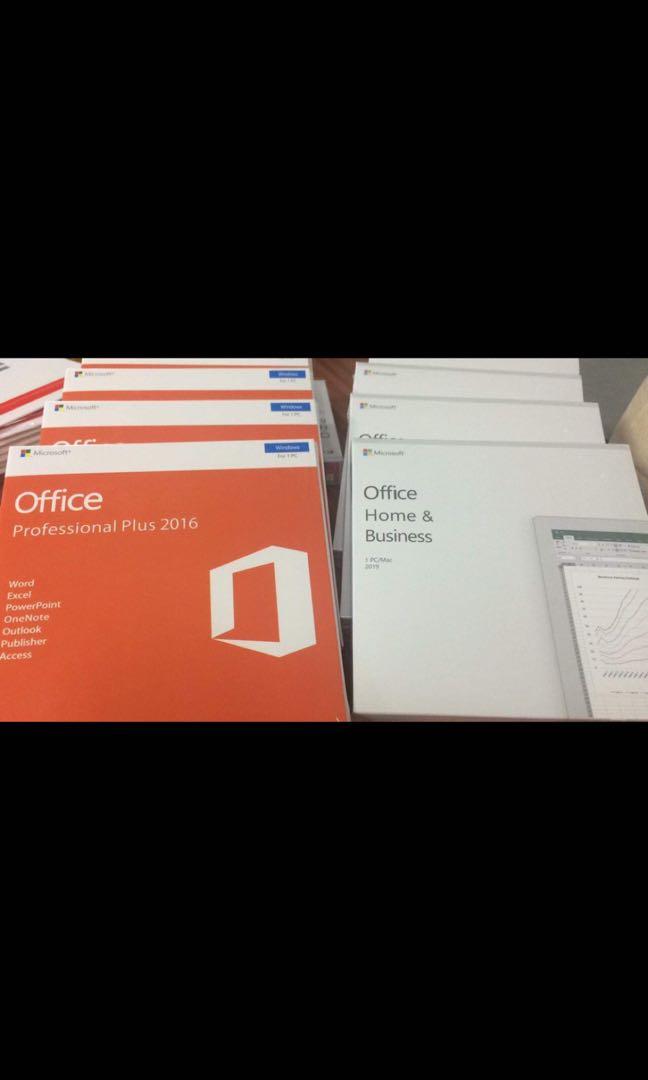 Windows Office Home And Business 2019 License Software On Carousell