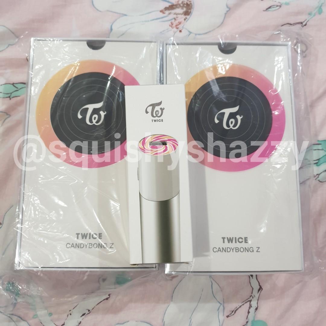 Wts Twice Candy Bong Z Powerbank Official Lightstick 2 0 K