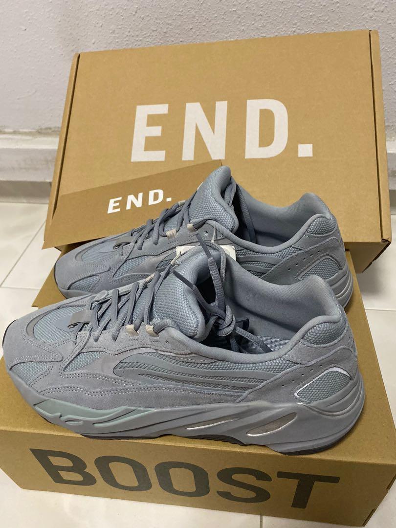 Hospital blue yeezy top 380 on feet