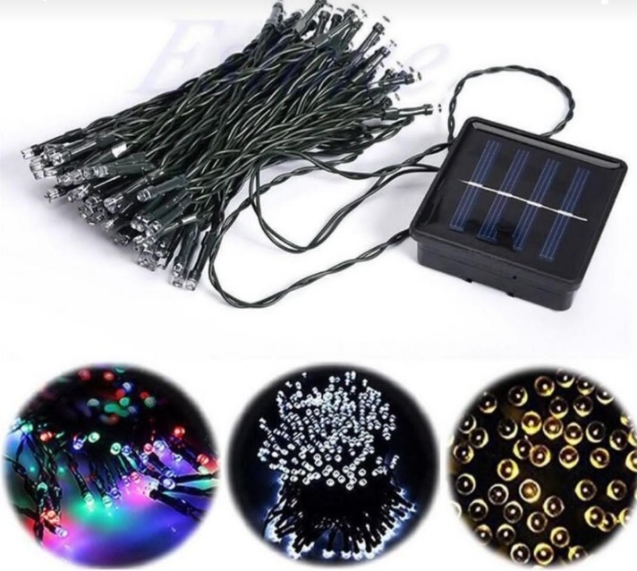 100LED Solar Christmas Light, Furniture & Home Living, Lighting & Fans