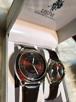 uspa genuine diamond watch price