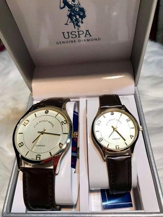 uspa genuine diamond watch