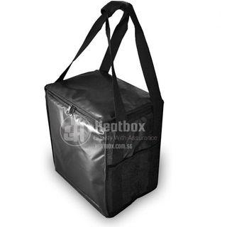 Scooty Black Insulated Thermal Food Delivery Bag | Logistic Parcel Bag - Business Quality - Hand Carry