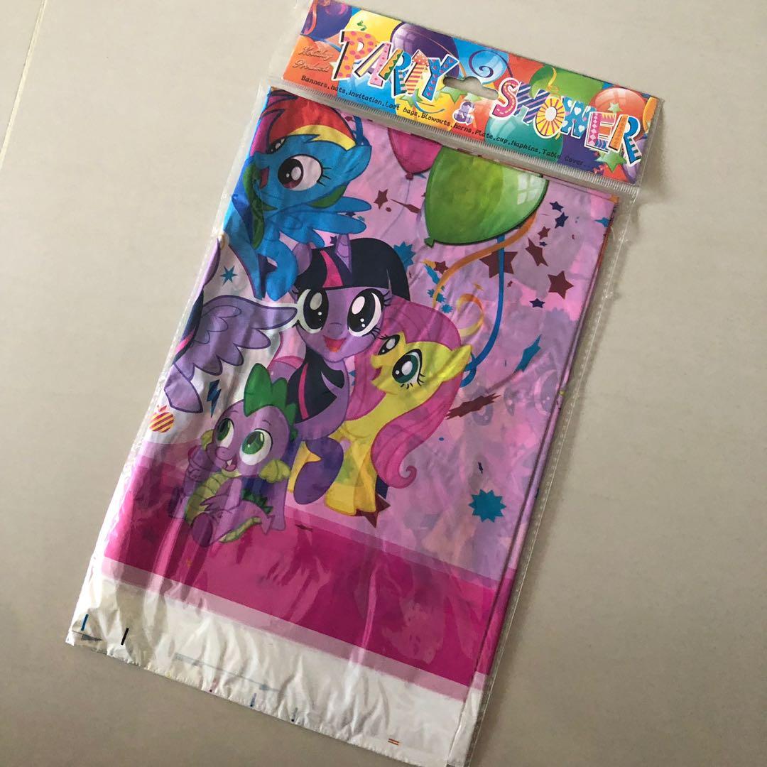 $3.5 each My Little Pony Table cloth, Everything Else on Carousell