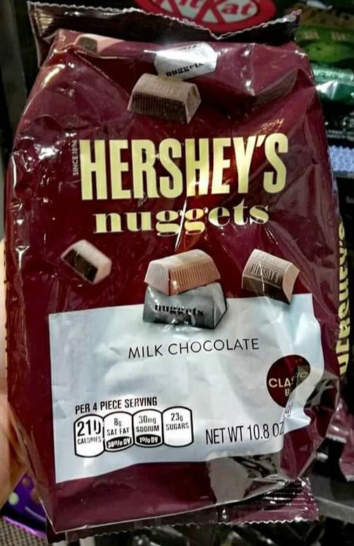 🍫 Hershey's Nuggets and Miniatures (Category: Packaged & Instant Food) located in Quezon City. Submitted by everythingnice003 (Listing ID 254810427, Image 1). Description: .