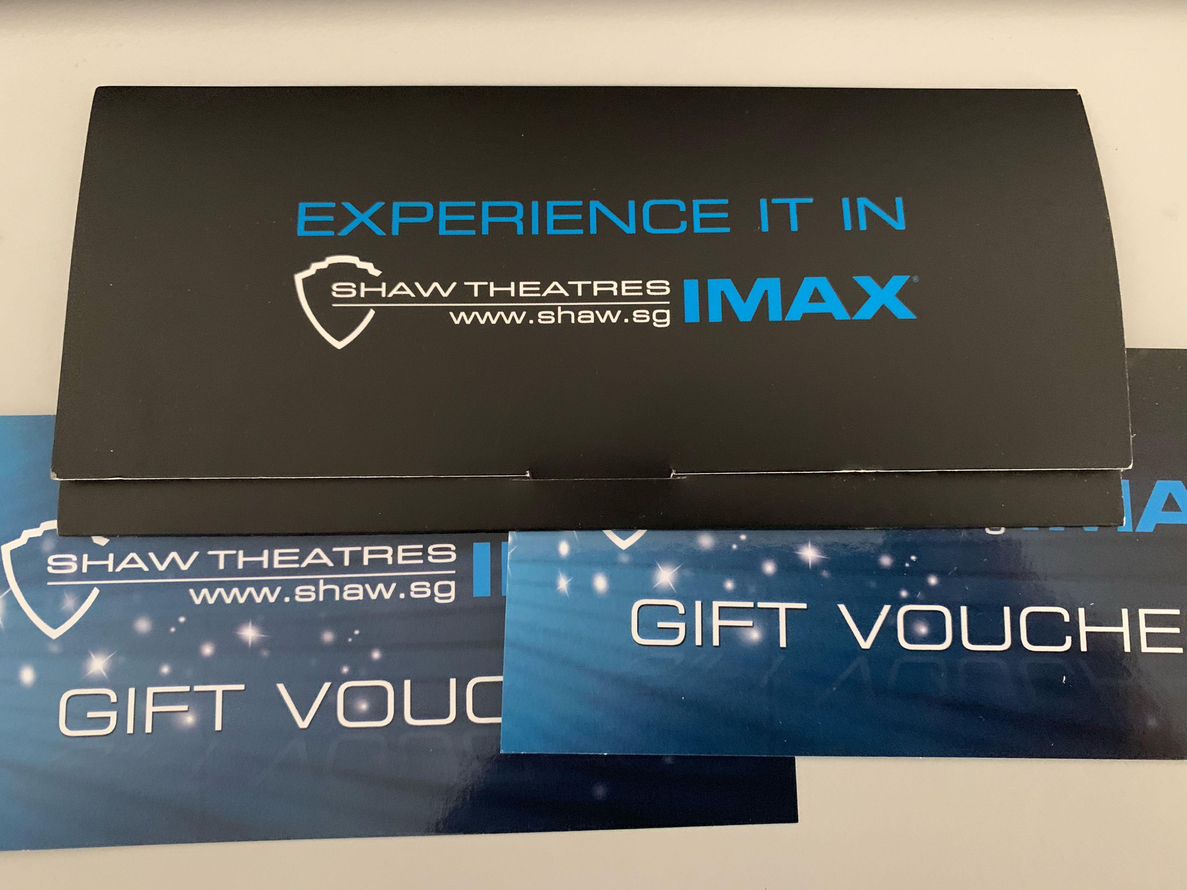 A pair of IMAX Gift Vouchers (VALID UNTIL Jun 2020), Tickets & Vouchers