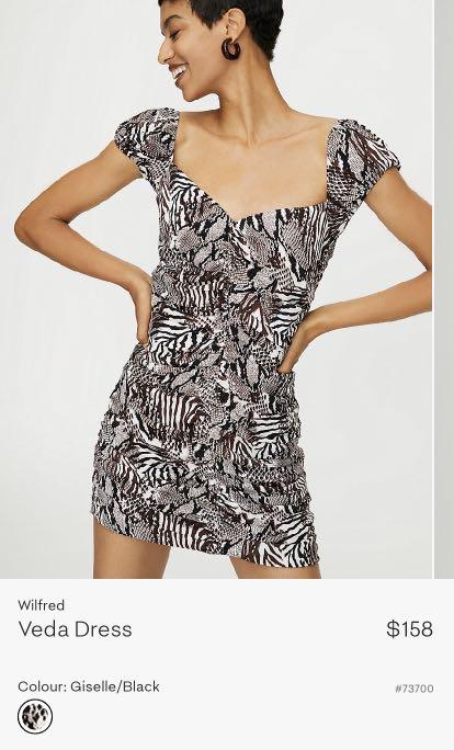 Aritzia cheetah dress clearance