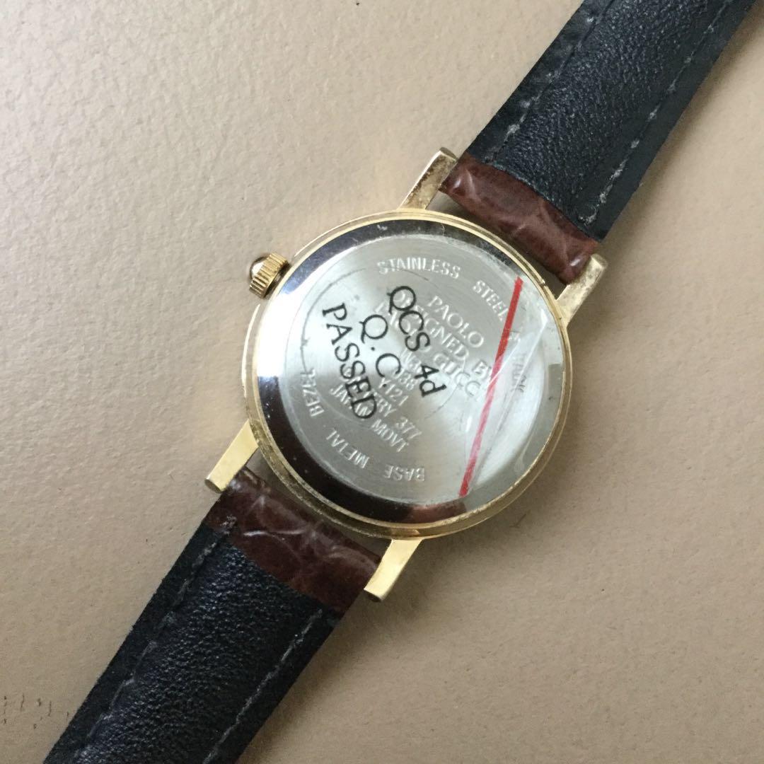 Paolo gucci sales stainless steel watch