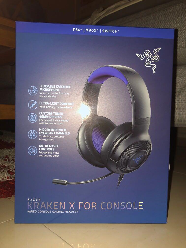 Brand New Razer Kraken X With 7 1 Surround Sound Windows Application Electronics Audio On Carousell