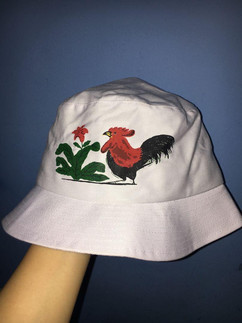 Bucket hat ayam jago clearance
