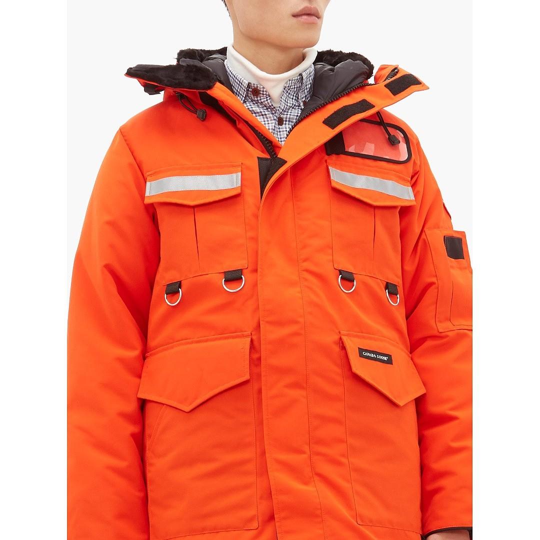Canada goose jacket orange hot sale