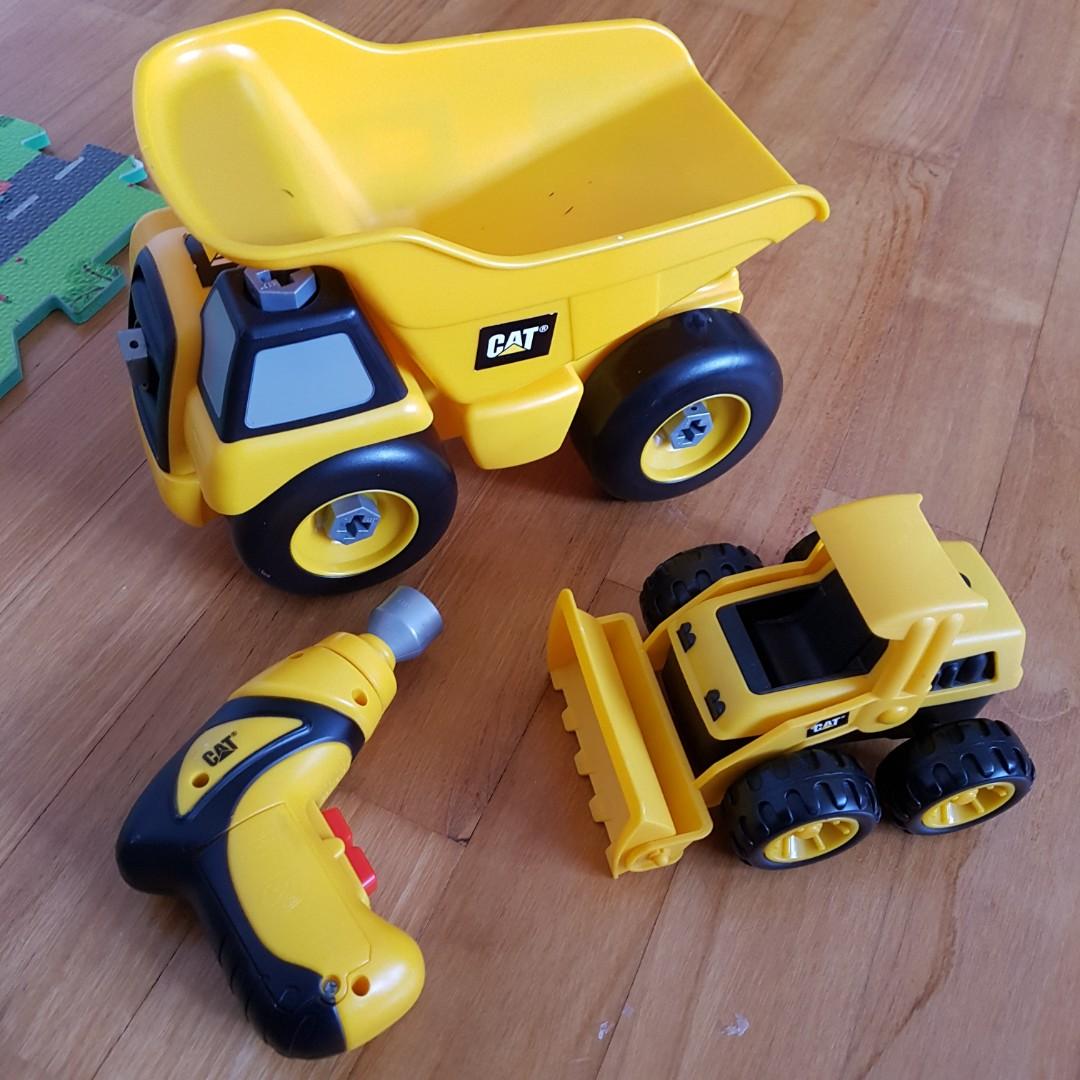 Caterpillar Dump Truck Drill Babies Kids Toys Walkers On