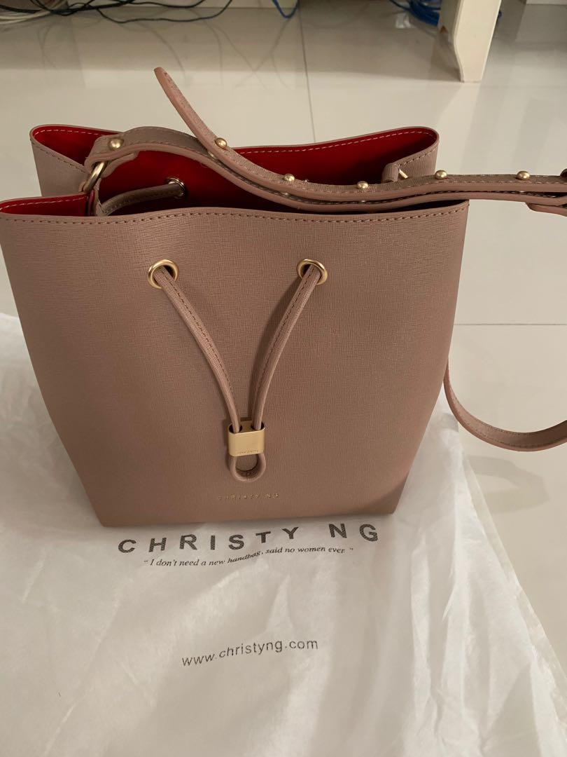 Christy Ng Memphis Bucket Bag, Women's Fashion, Bags & Wallets, Tote Bags  on Carousell