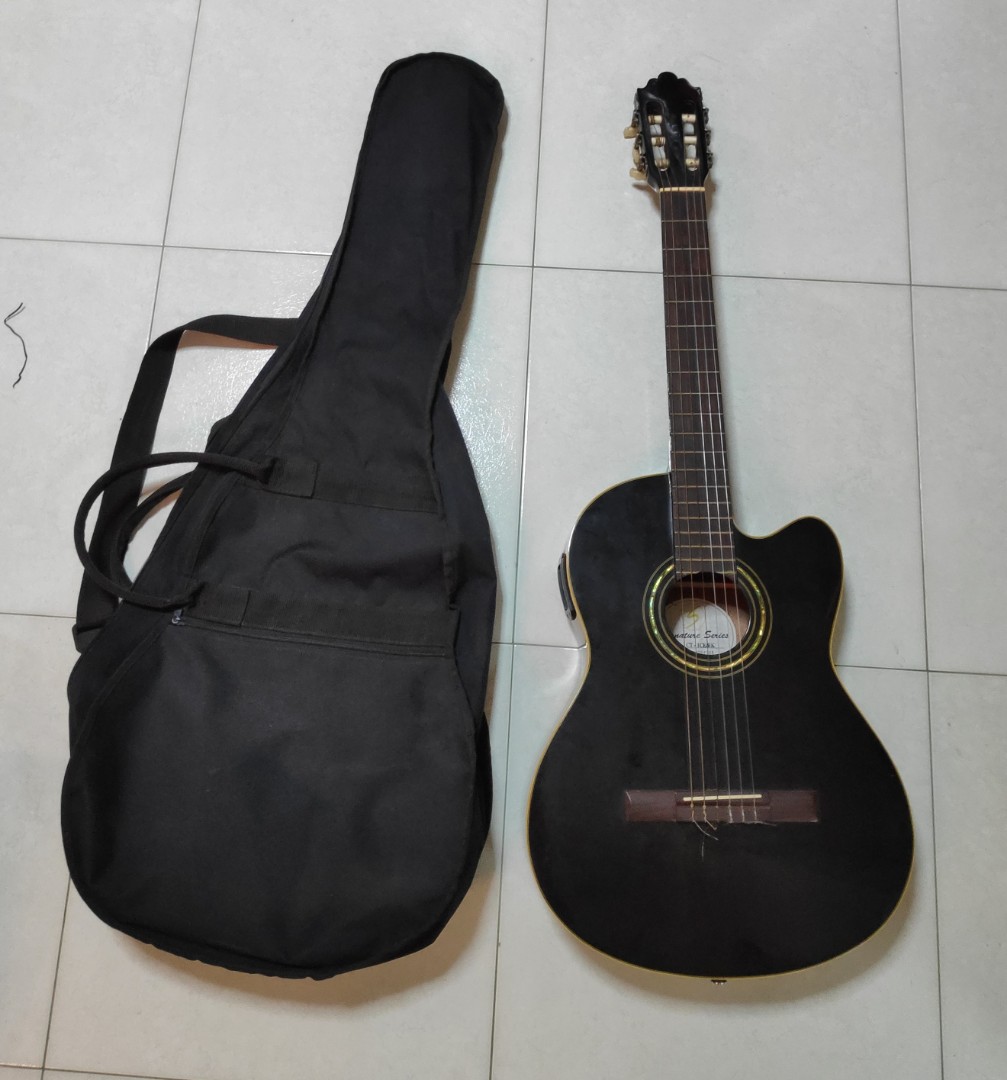 Classical Acoustic Guitar with passive tone control & softcase. Brand