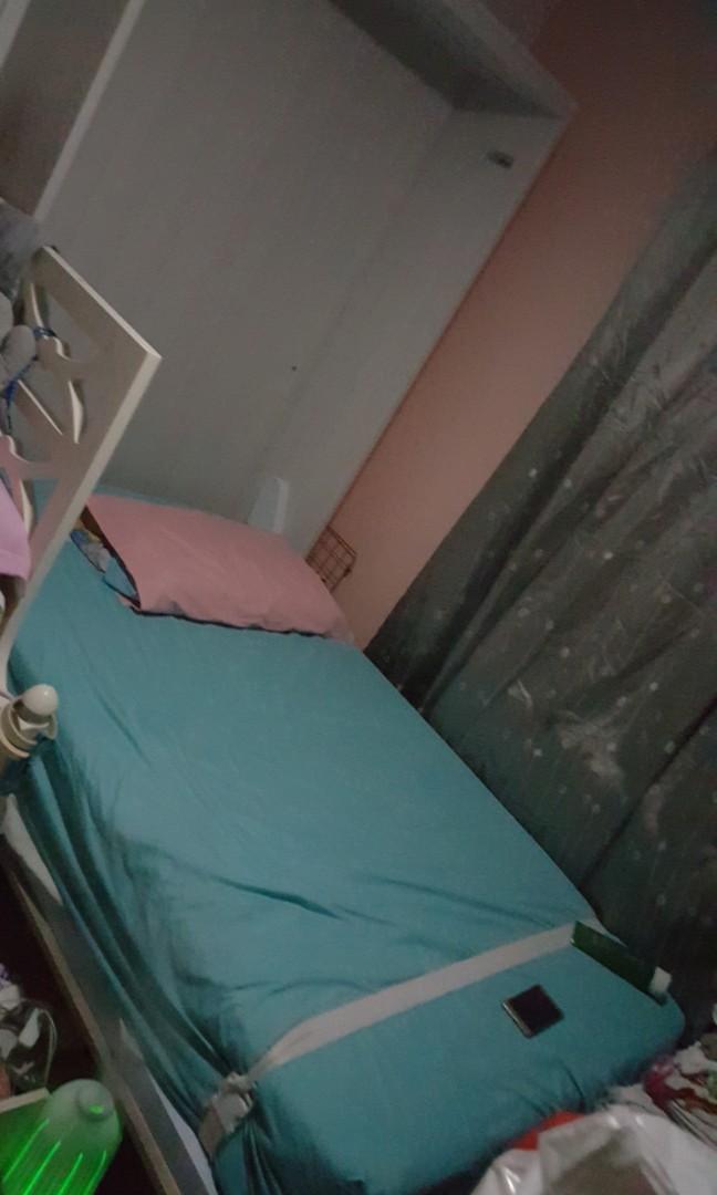 Durable magic bed (Category: Bed Frames & Mattresses) located in Singapore. Submitted by youngcat.a6d59f (Listing ID 254734634, Image 3). Description: Versatile bed; from bed to table in a minute. Good for small room. Still under warranty till dec 2019. My lost is your gain..