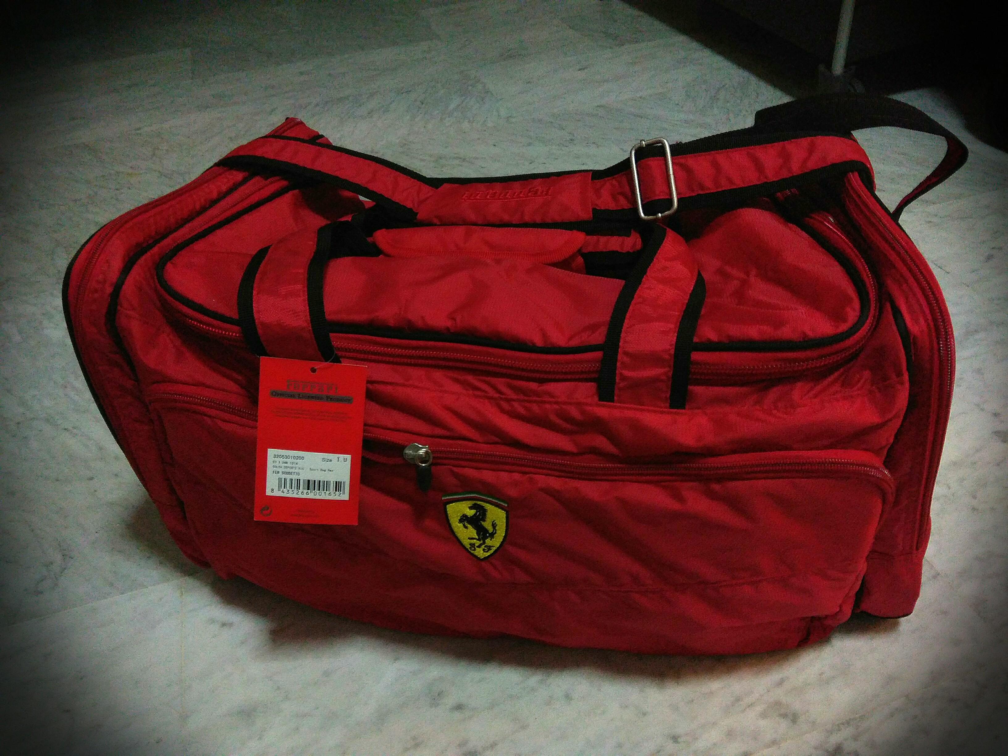 ferrari duffle bag