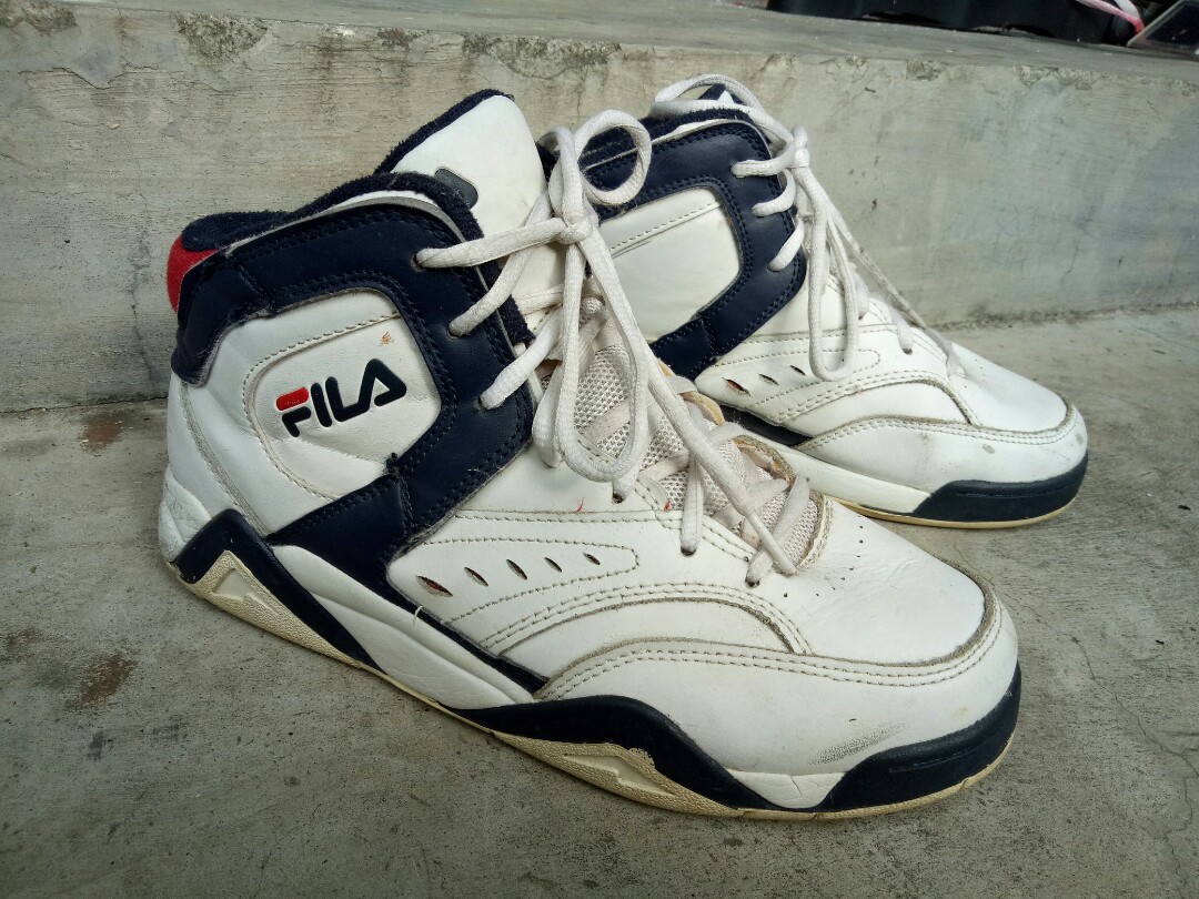 Fila Squadron Retro Basketball shoes not nike adidas jordan, Antiques,  Vintage Collectibles on Carousell