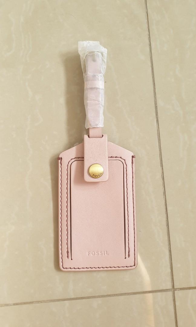 fossil luggage tag