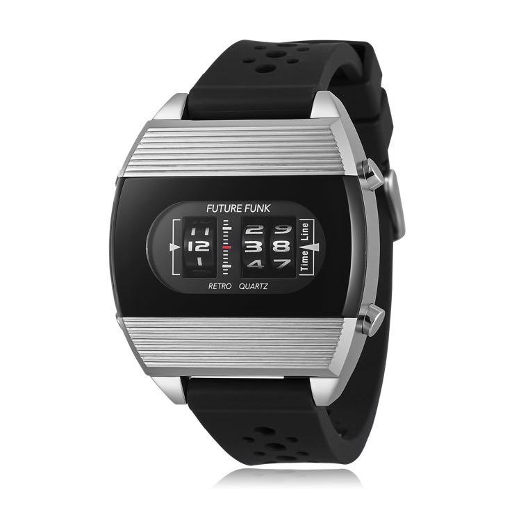 Future funk retro quartz sales watch