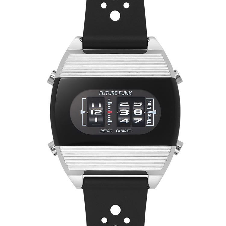 Future funk retro quartz sales watch