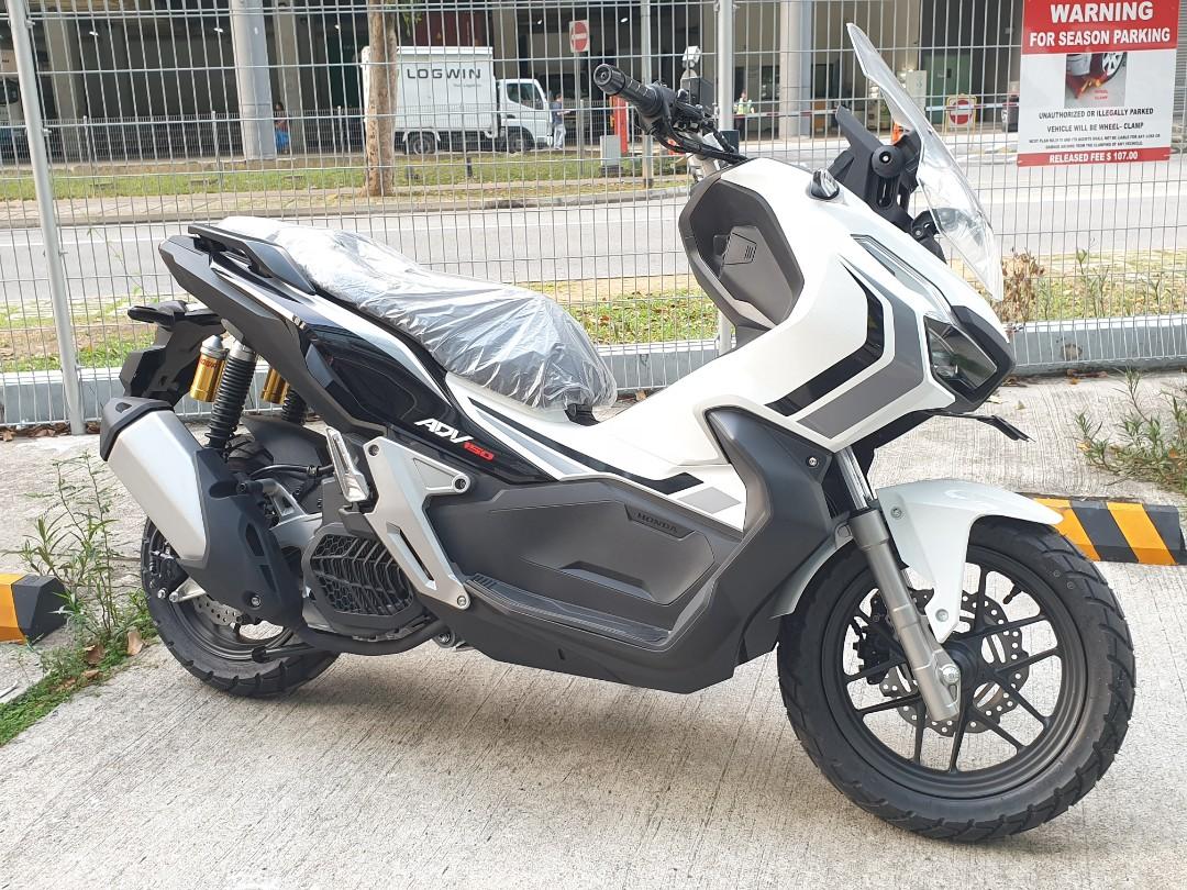 Honda ADV 150 Abs white colour, Motorcycles, Motorcycles for Sale