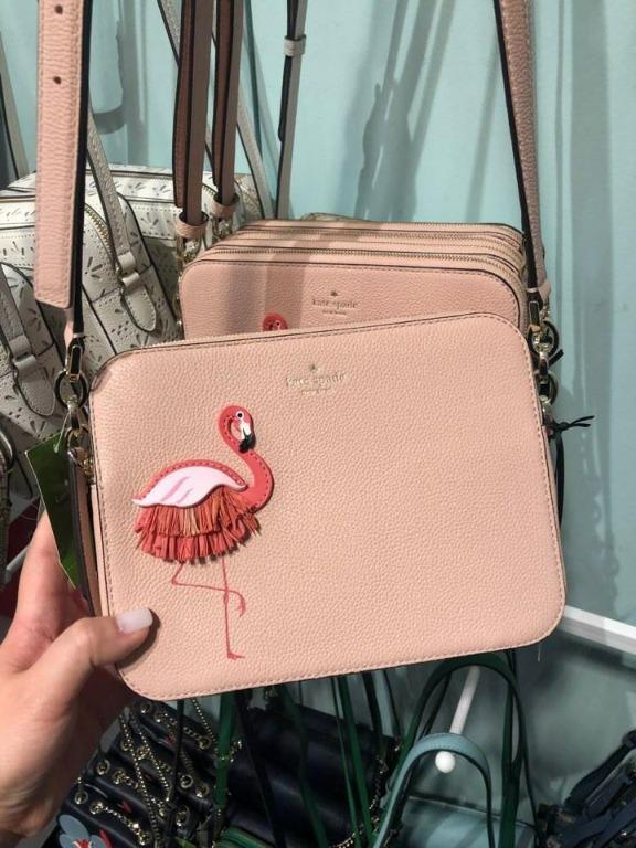 KATE SPADE FLAMINGO CAMERA BAG HANDBAG BY THE POOL MULTI, Luxury, Bags &  Wallets on Carousell