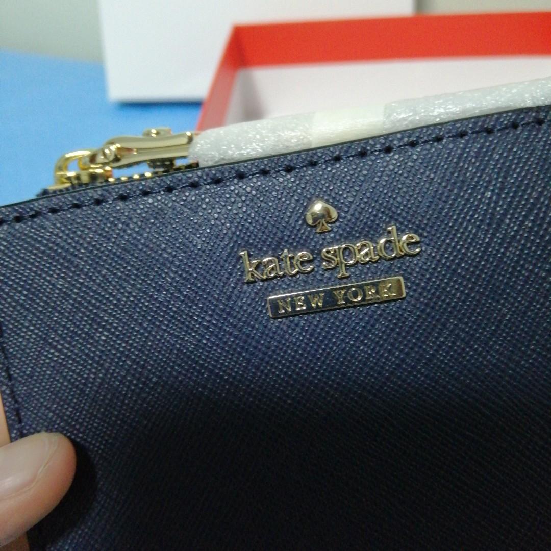 Kate spade navy blue wallet on sale