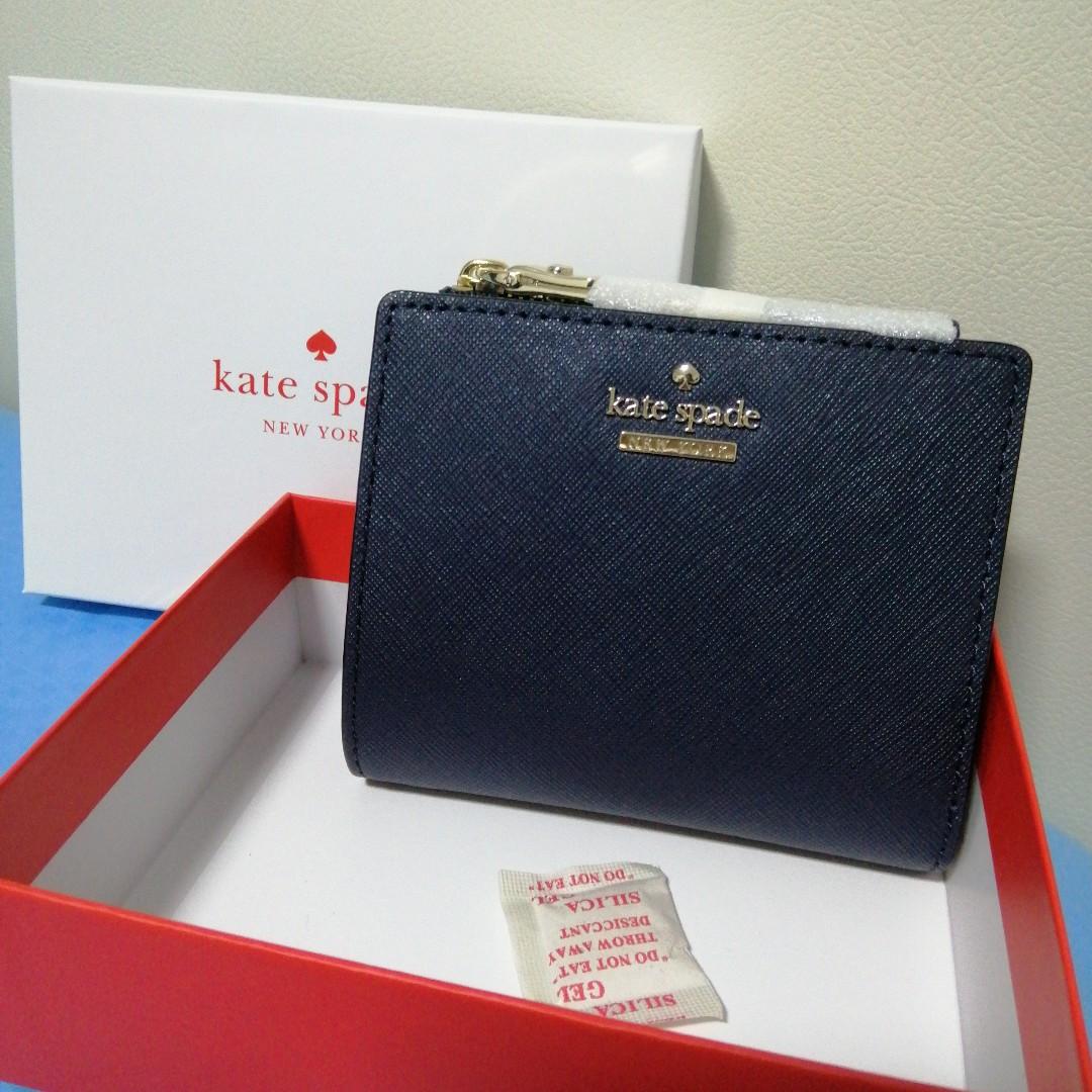 Kate spade cheap navy wallet