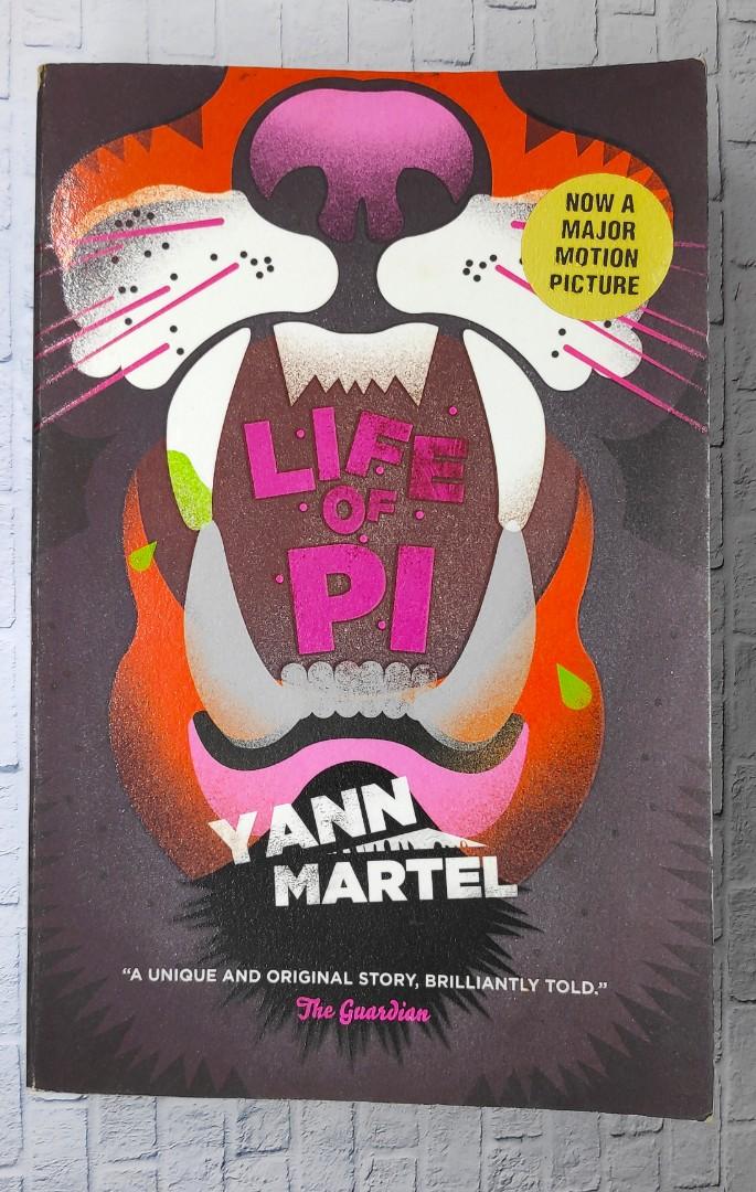 Novel Impor Life Of Pi Yann Martel Books Stationery Books On
