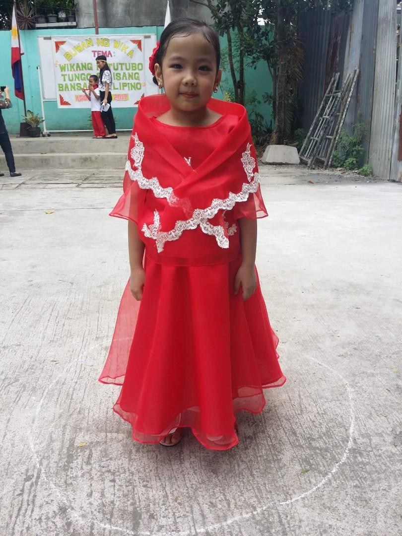 Filipiniana outfit for kids 2025