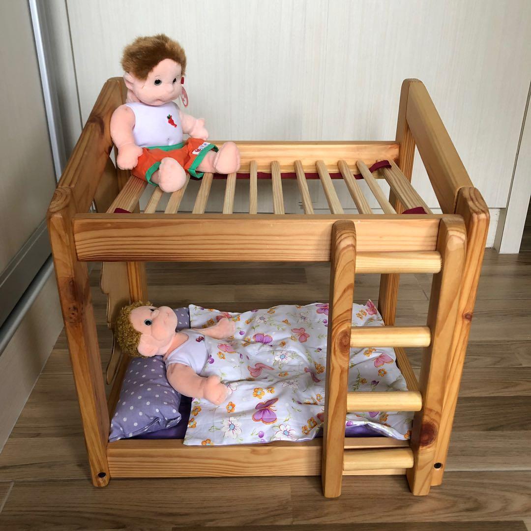 doll bunk beds wooden