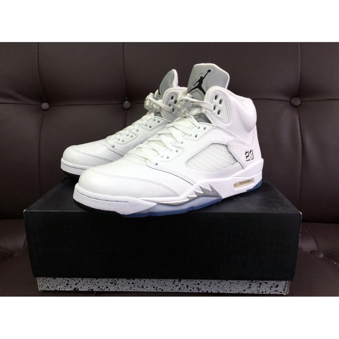 NIKE AIR JORDAN AJ 5 V METALLIC BLACK SILVER FIRE RED GRAPE 1 11 BRED CONCORD Carousell