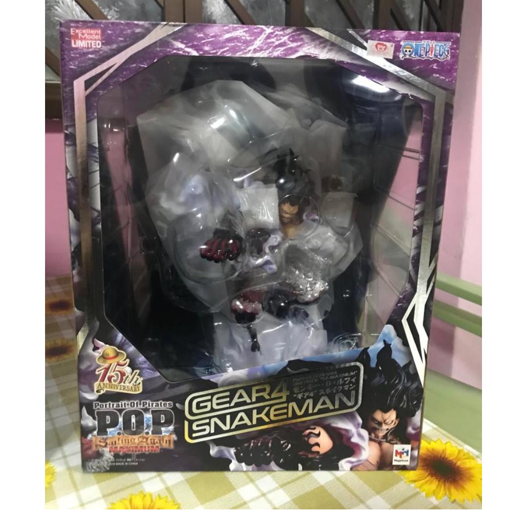 Portrait Of Pirates Pop One Piece Sal Maximum Monkey D Luffy Gear 4 Snakeman Toys Games Bricks Figurines On Carousell