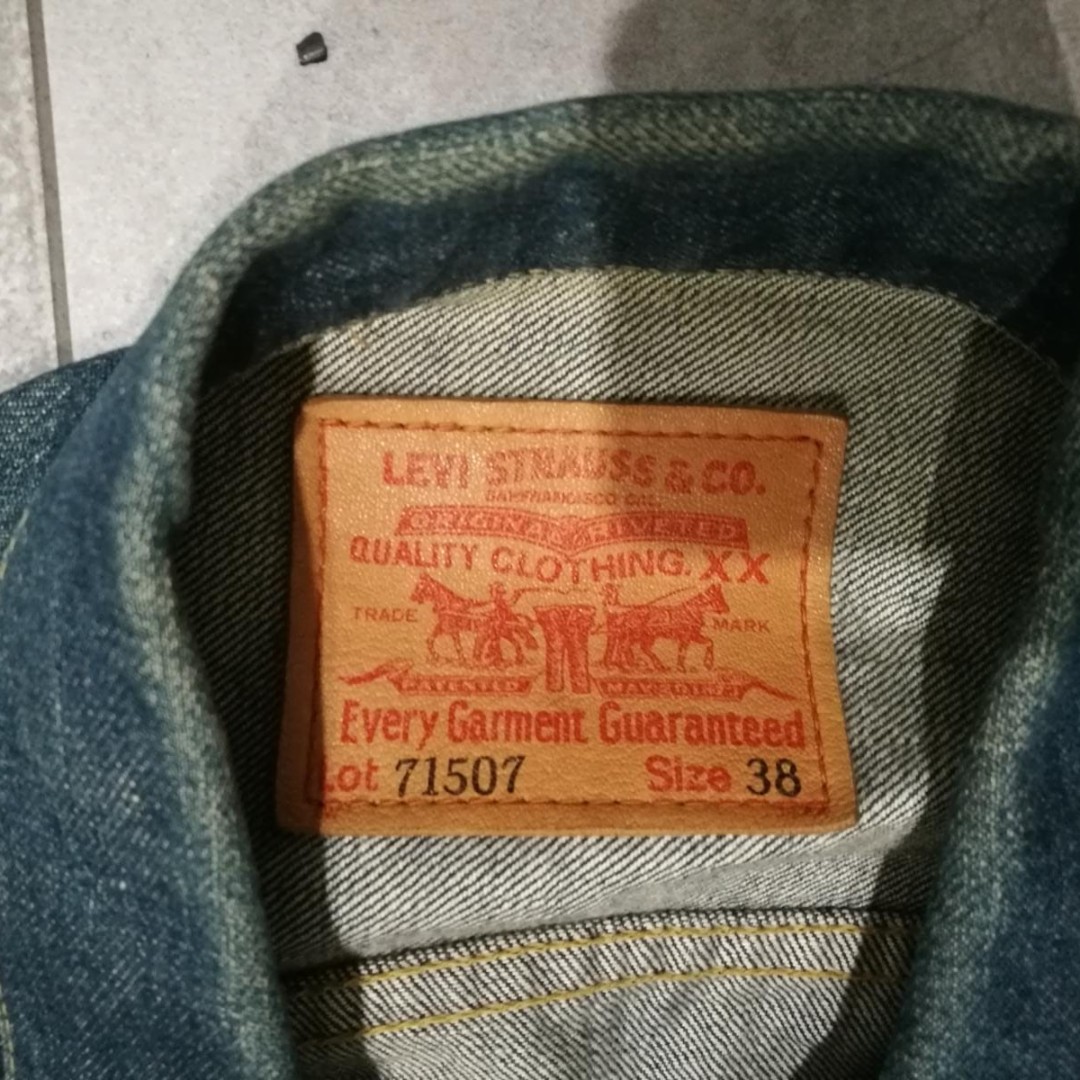 vintage levis numbers