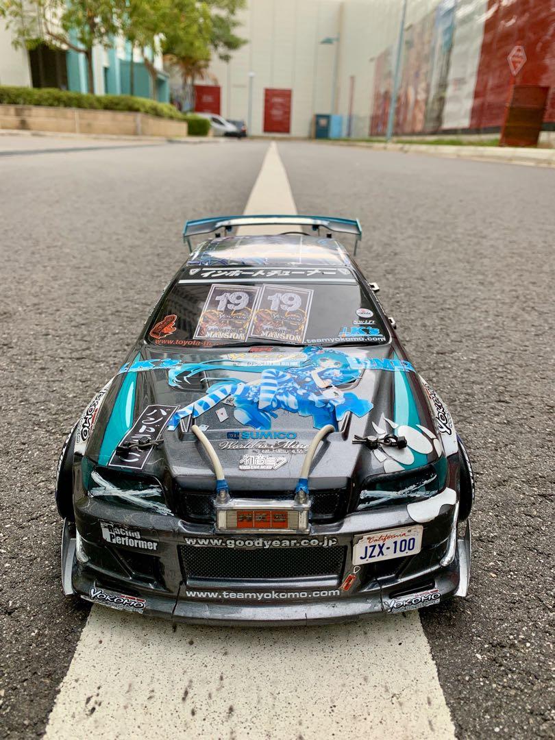 Rare Itasha Project Diva Hatsune Miku 1 10 Scale Yokomo Drift Body Toyota Chaser Jzx100 Goodyear Racing Kunny S Toys Games Bricks Figurines On Carousell