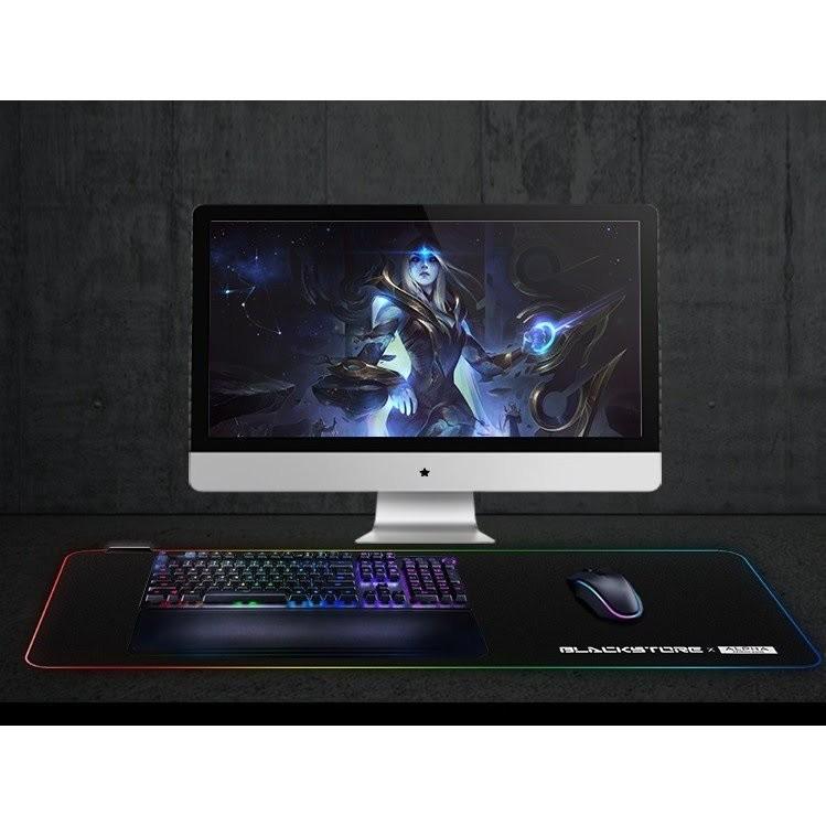 MEWOOCUE Gaming Laptop Mouse Pad,Sea Wave Big Mice Pads PC Keyboard  Waterproof and Non-Slip 31.5 x 11.8inches 3mm Thick XL,XXL Rubber Table  Mat