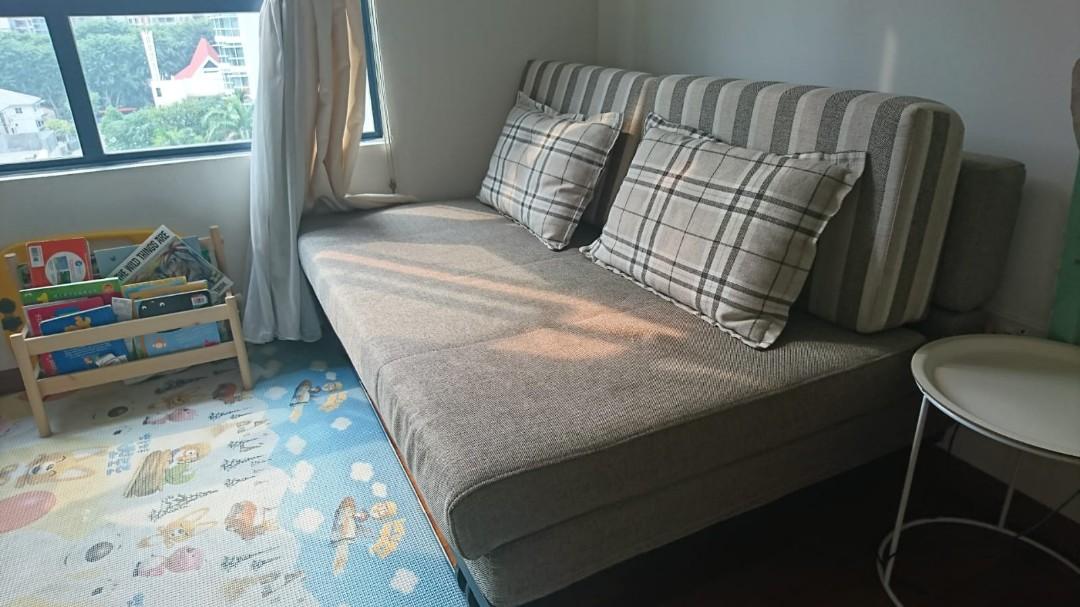 Sofa Bed Sleeps 2, Furniture & Home Living, Furniture, Sofas on Carousell