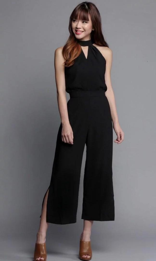 black keyhole jumpsuit