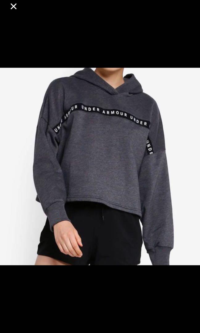 women's ua taped fleece hoodie