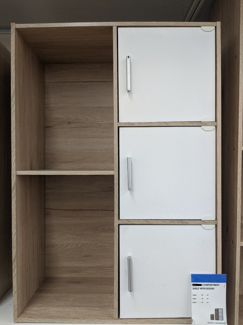 Wooden Cabinet Shelf 6 Compartment Furniture Shelves Drawers On Carousell